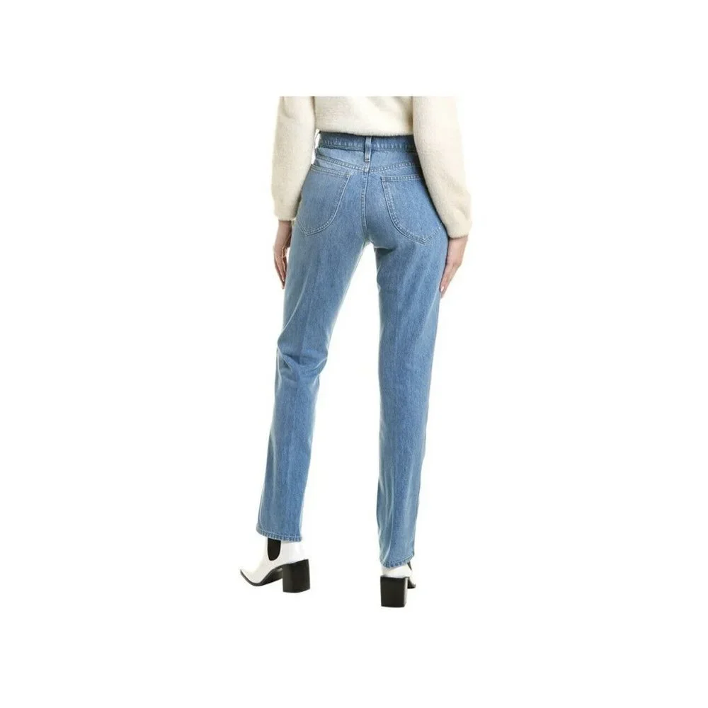 Frame Womens‎ Le'Garcon Jeans Blue Whiskered Pockets Medium Wash Denim Zipper 27